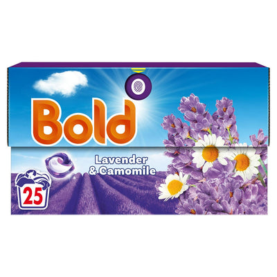 Lavender and Camomile Laundry Detergent Capsules with Fabric Softener 25 Washes