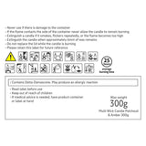 Habitat multi-wick candle in patchouli and amber scent, pink frosted glass jar, 300g, UK version