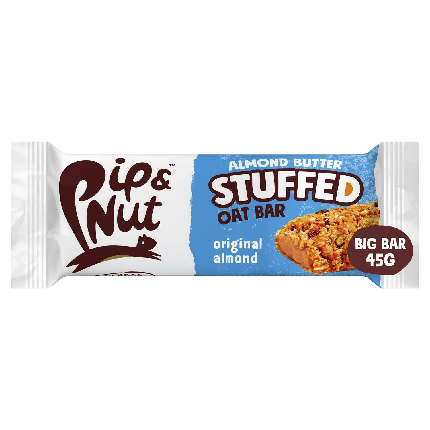 Pip Nut Almond Butter Bar 45g, imported from the UK