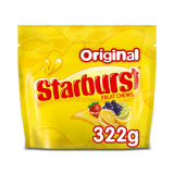 Starburst vegan chewy sweets fruit flavour 322g (British brand)