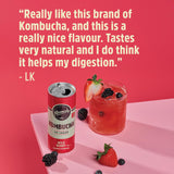 Remedy wild berry kombucha 4x330ml, imported from the UK