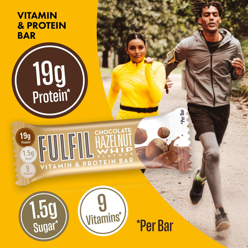 Fulfil chocolate hazelnut whip protein bar 55g - British product