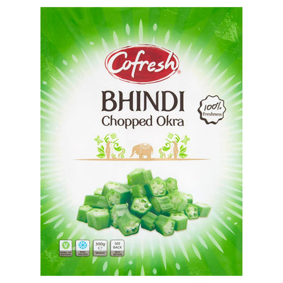Cofresh Bhindi Chopped Okra Frozen Vegetable 300g