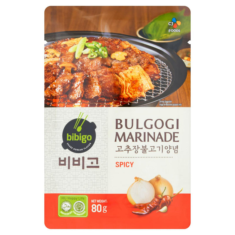 Bibigo Spicy Bulgogi Marinade Sauce 80g - British product