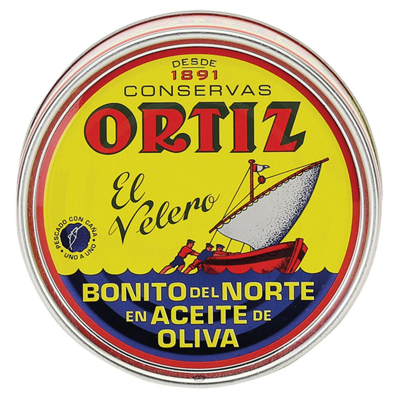 Ortiz Bonito Tuna in Olive Oil 158g, imported from the UK