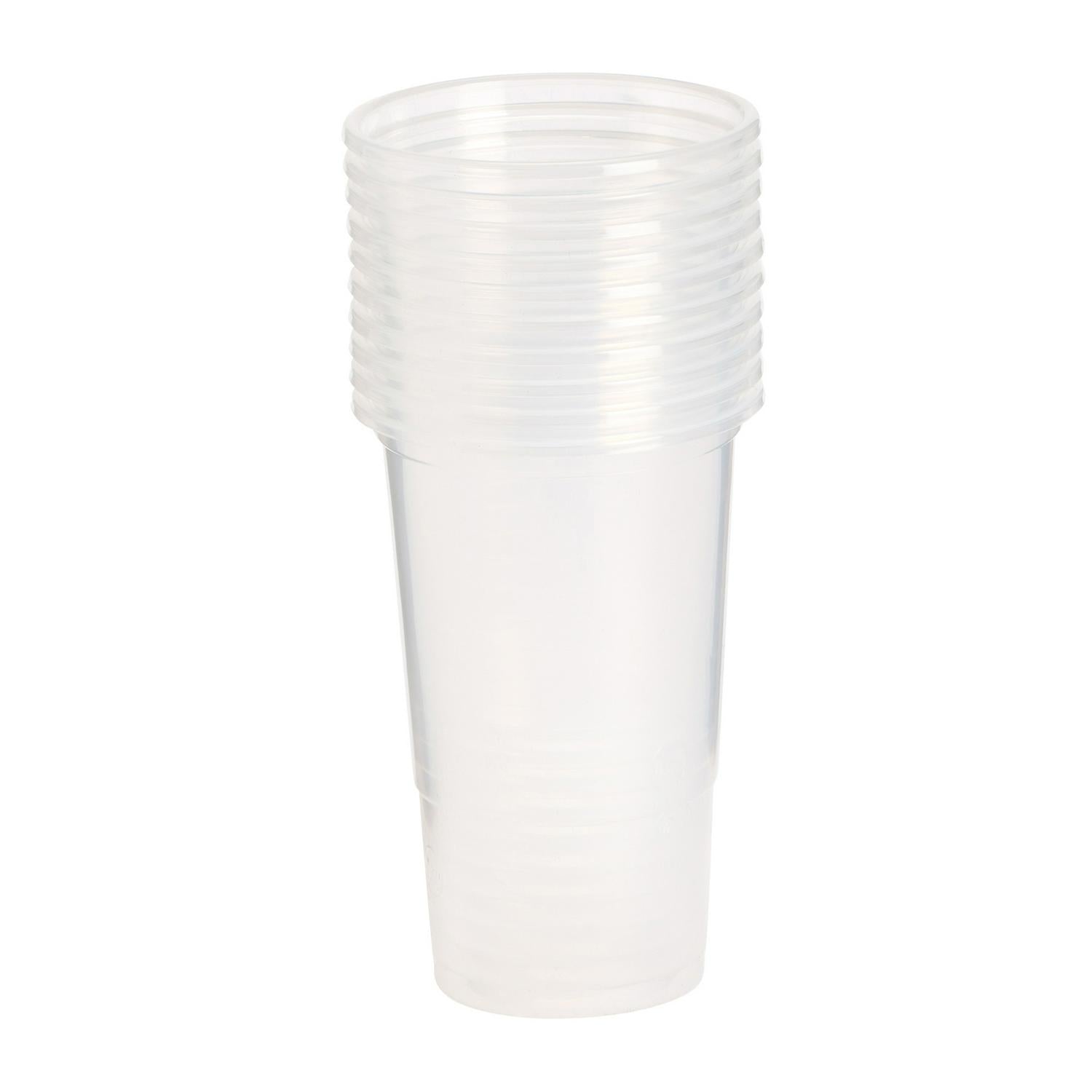 Sainsbury's clear tumblers pack of 10 500ml (British brand)