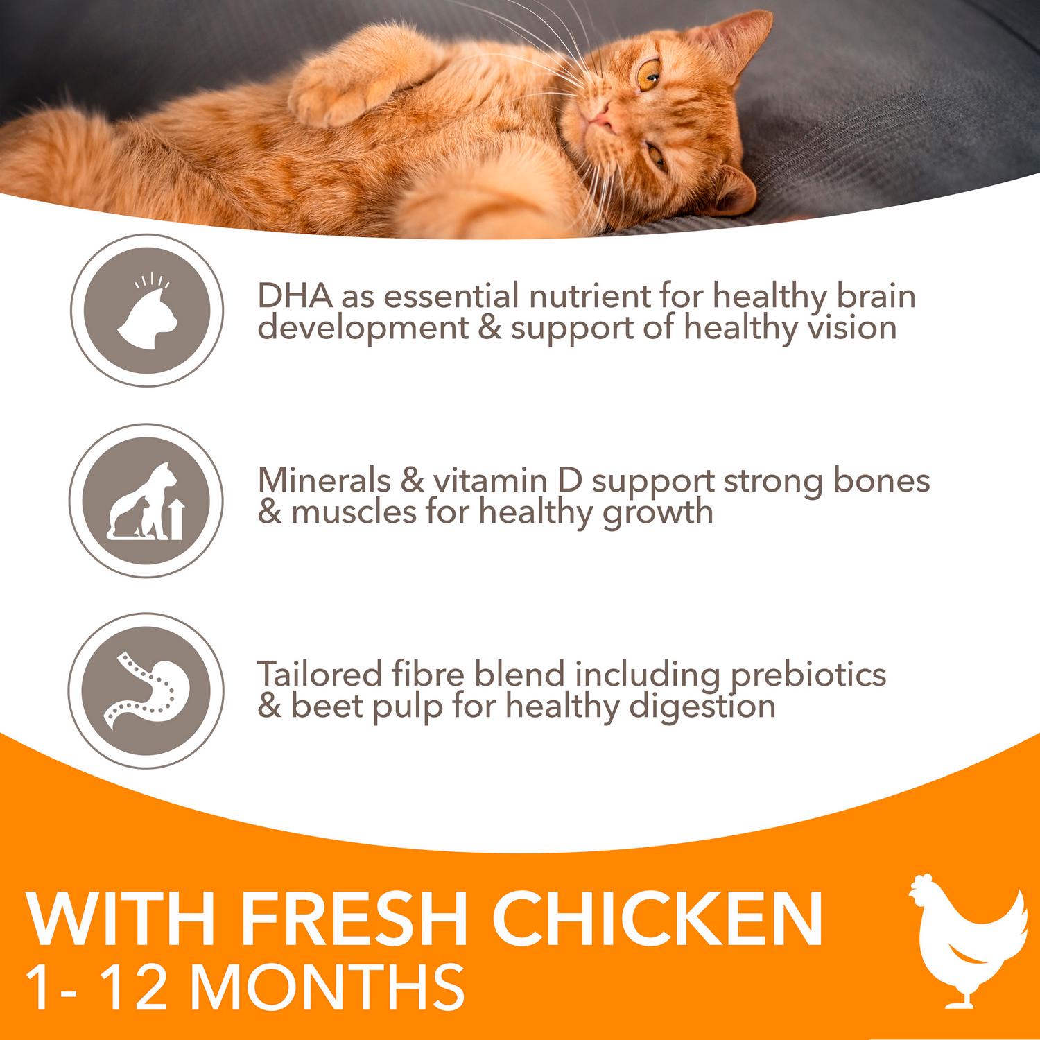 IAMS Vitality Dry Kitten Food Fresh Chicken 2kg, UK version