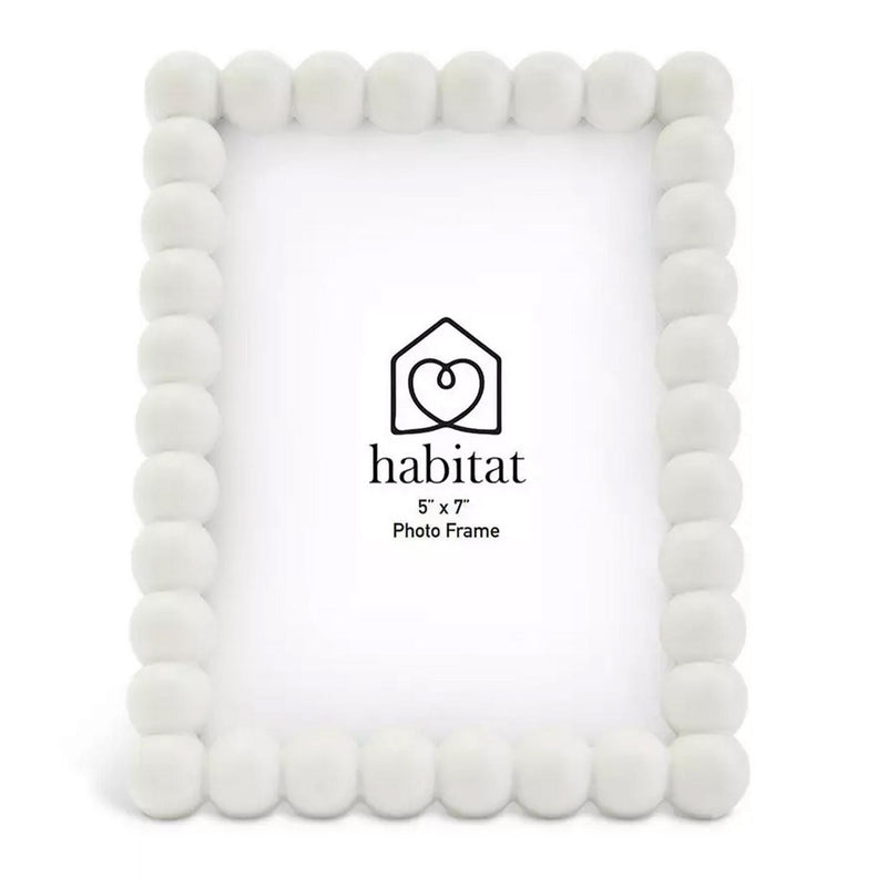 Habitat bobble picture frame white 5x7 inch, UK version