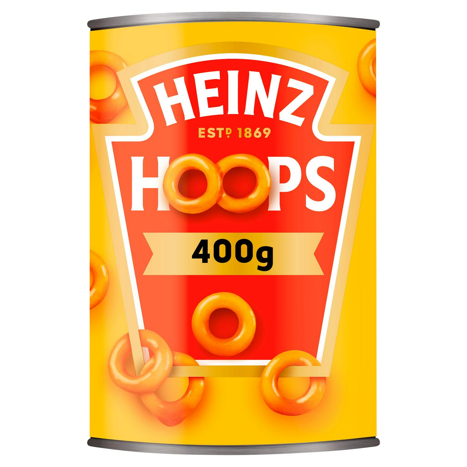 Heinz spaghetti hoops tomato sauce pasta pot 400g, UK version