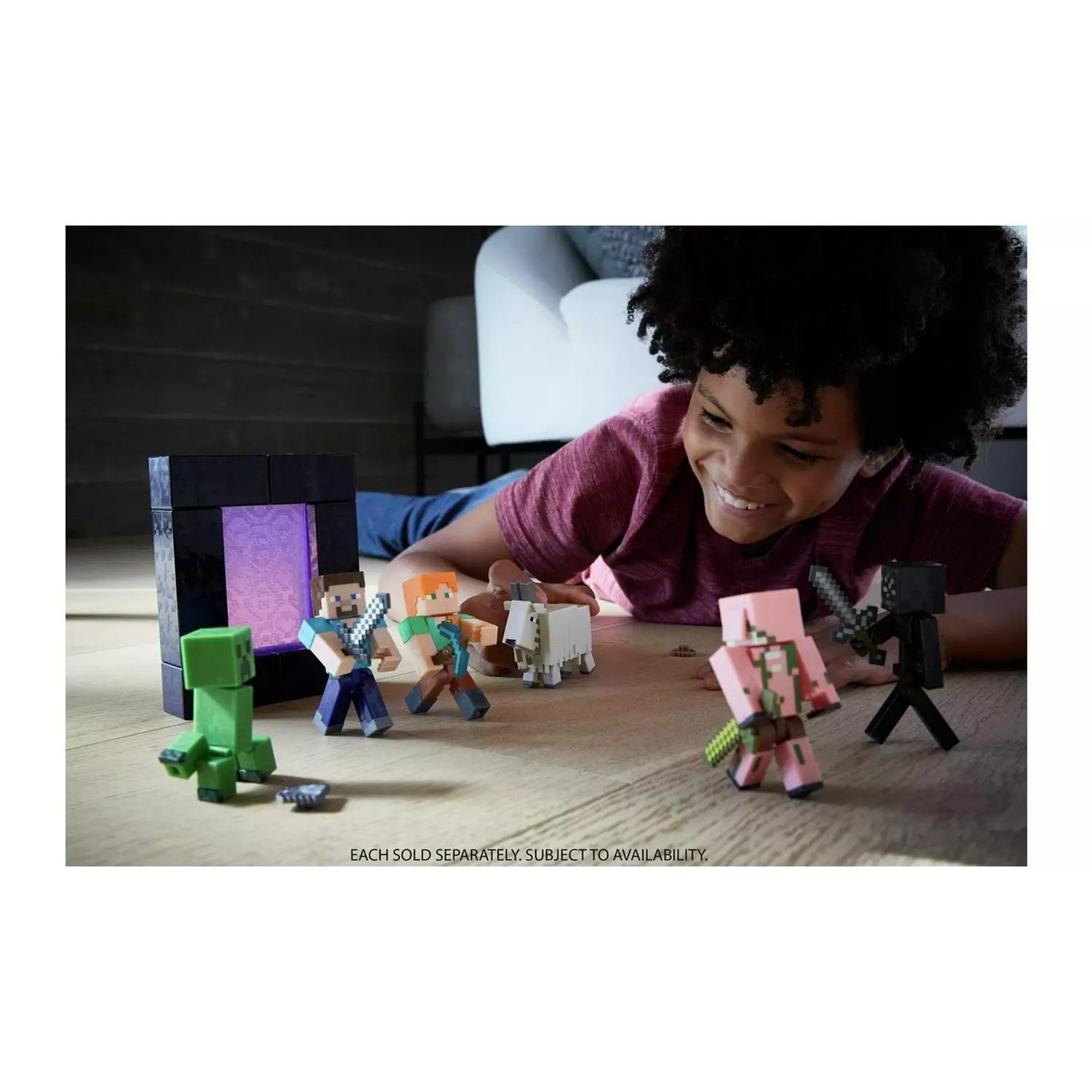 Minecraft Craft-A-Block Figure 3.25-inch Scale, imported from the UK