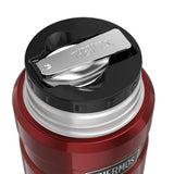 Thermos Stainless King red food flask 470ml (British brand)