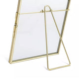 Habitat Skinny Metal Easel Picture Frame Gold 18x13cm, UK version