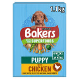Bakers Puppy Dry Dog Food Chicken and Veg 1.1kg