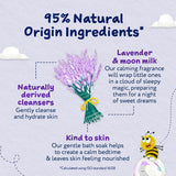 Childs Farm Slumber Time Sleep Bath Soak Lavender & Moon Milk Gentle Bubble Bath for Babies Kids & Sensitive Skin 250ml
