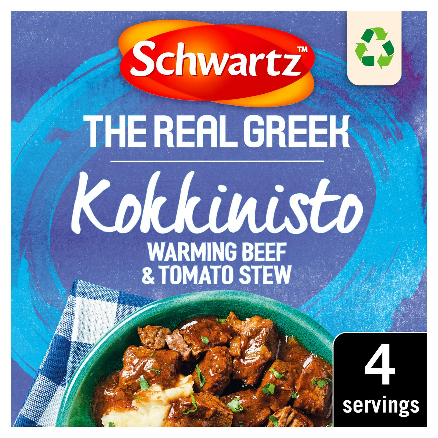 Schwartz Kokkinisto beef stew seasoning 30g (British brand)