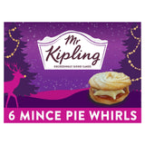 Mr Kipling Christmas Mince Pies Whirls Cakes Pack x6