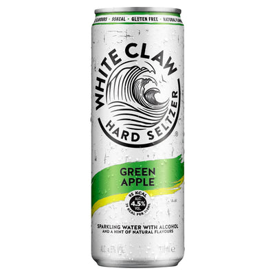 White Claw Hard Seltzer Grønt Eple Drikke 33cl