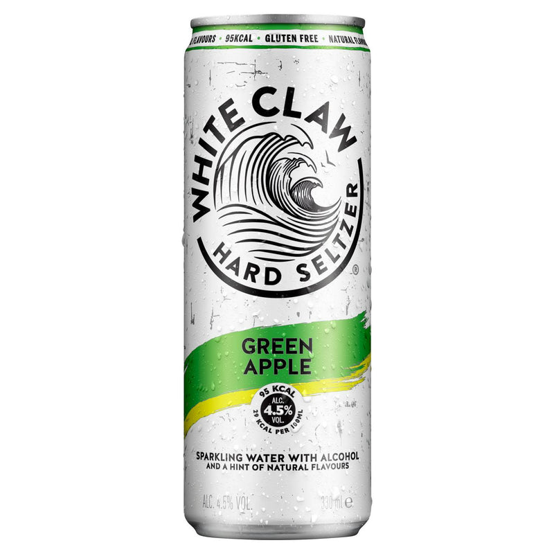 White Claw Green Apple hard seltzer 33cl (British brand)