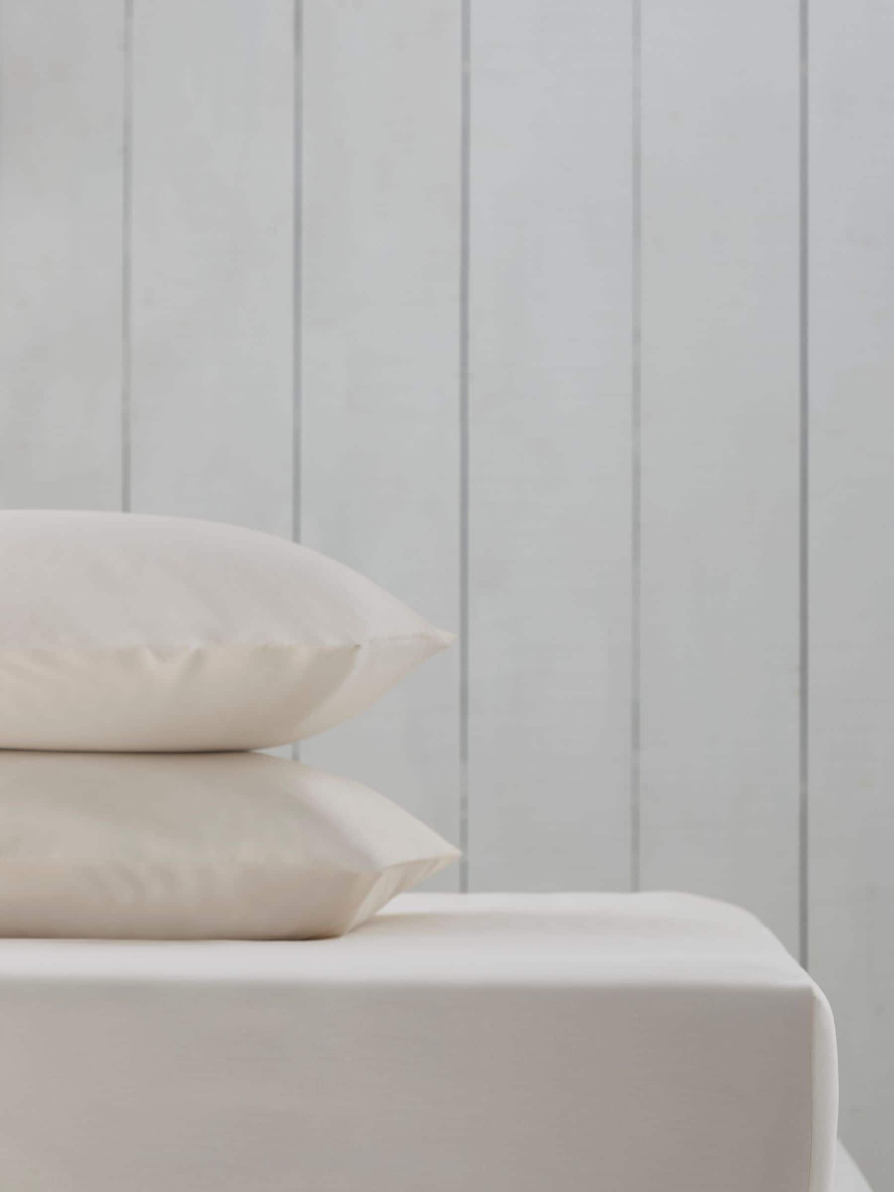Stone Cotton Rich fitted bed sheet (British brand)