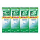 Opti-Free Replenish contact lens solution 4 x 300ml, imported from the UK