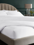 White 300 thread count luxe cotton deep fitted sheet (British brand)