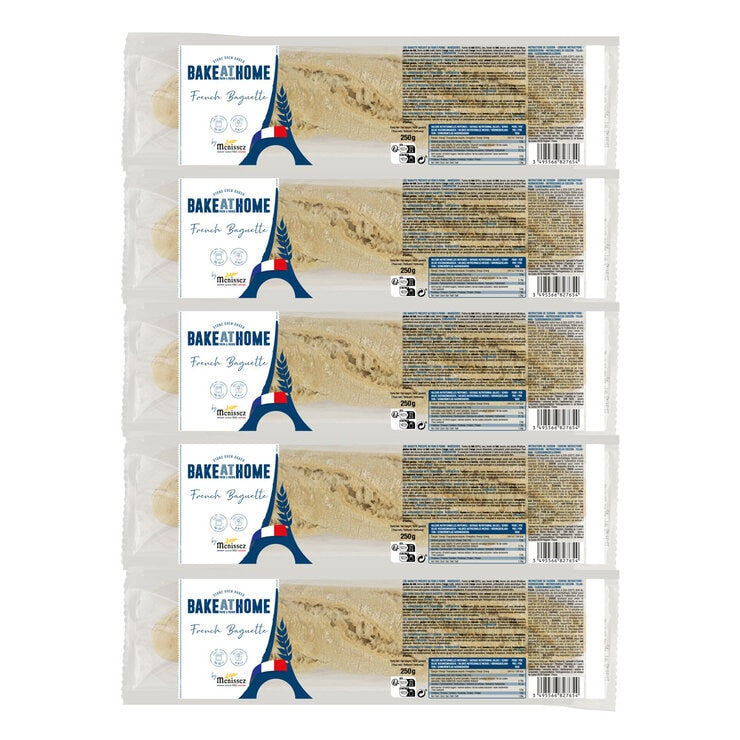 Menissez Sourdough Baguette 5 Pack, imported from the UK