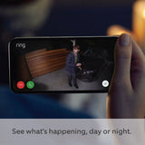 Ring Battery Spotlight Cam Black 2 Pack, imported from the UK