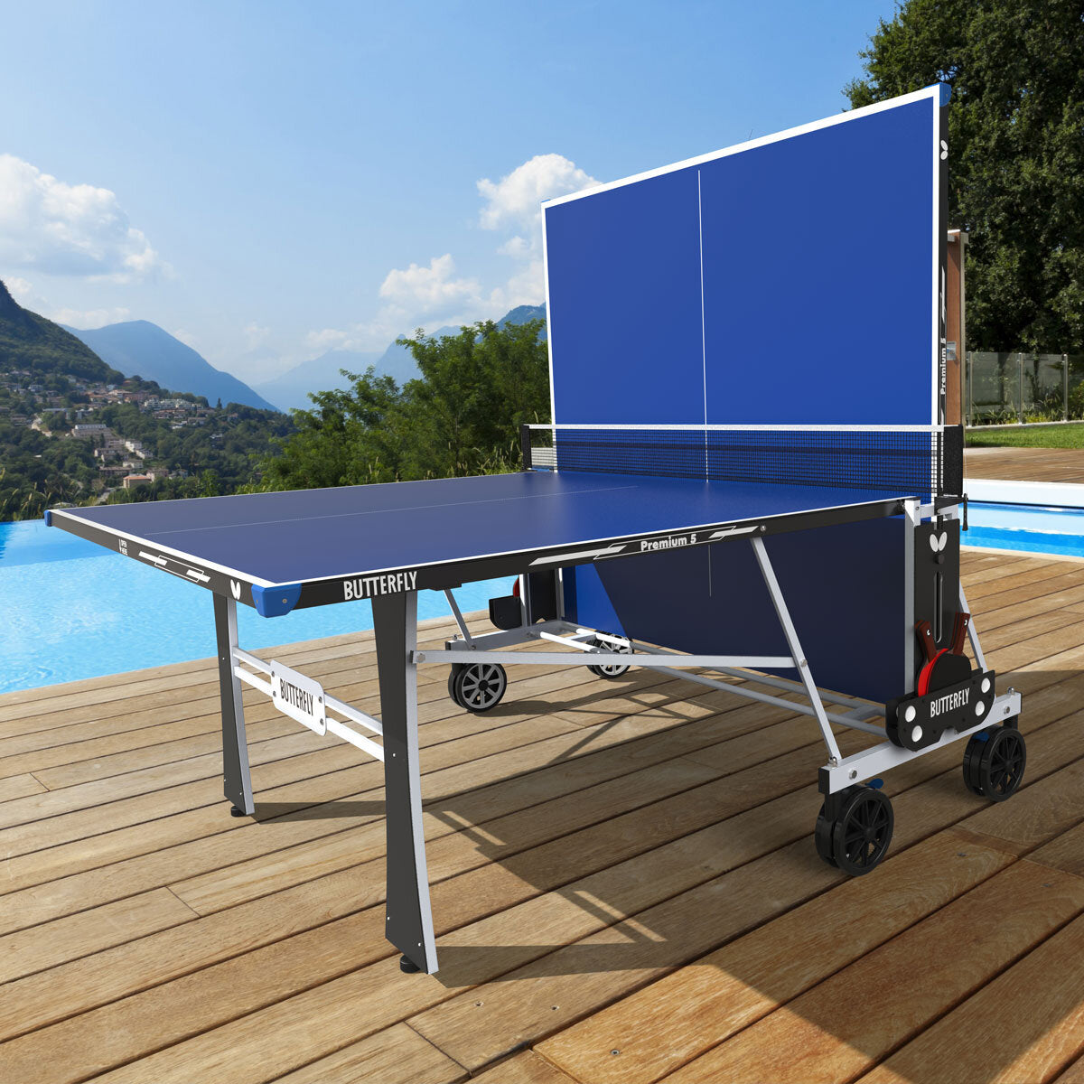 Butterfly Premium 5 Outdoor Table Tennis Table 80kg - British product