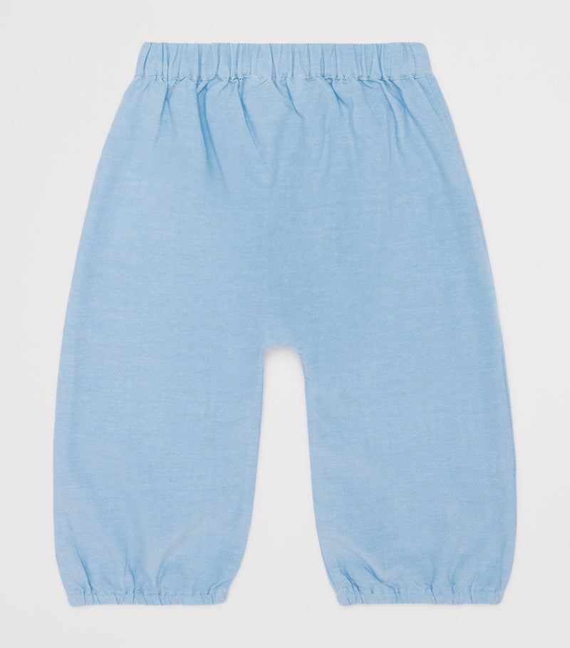 Louise Misha Cotton Lace-Trim Floreli Baby Trousers 3-24 Months, UK version