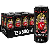 Monster Bad Apple energy drink 12 x 500ml cans, imported from the UK