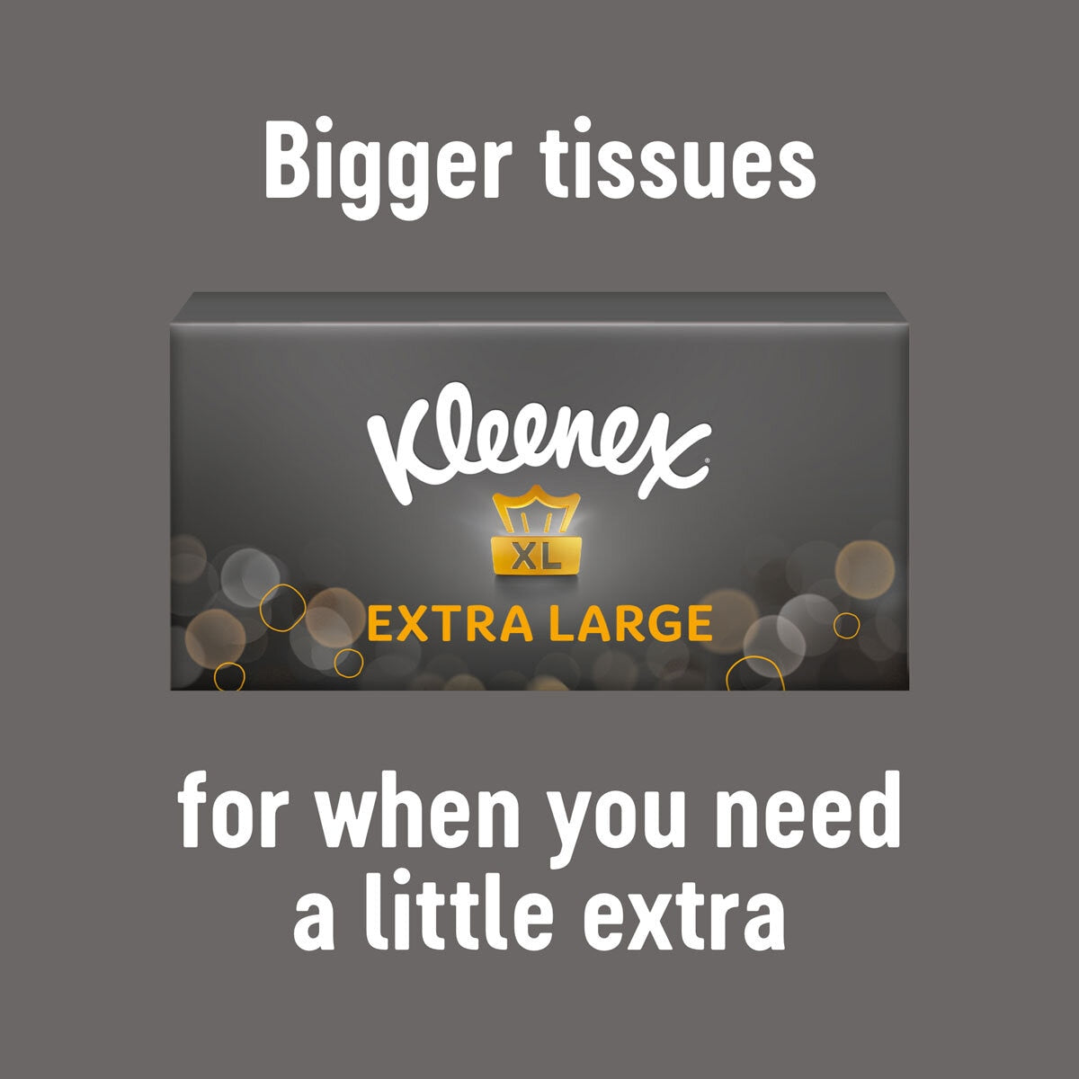 Kleenex extra large facial tissues 6 x 90 tissues, UK version