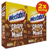 Weetabix Minis Chocolate Chip cereal 2 x 500g (British brand)