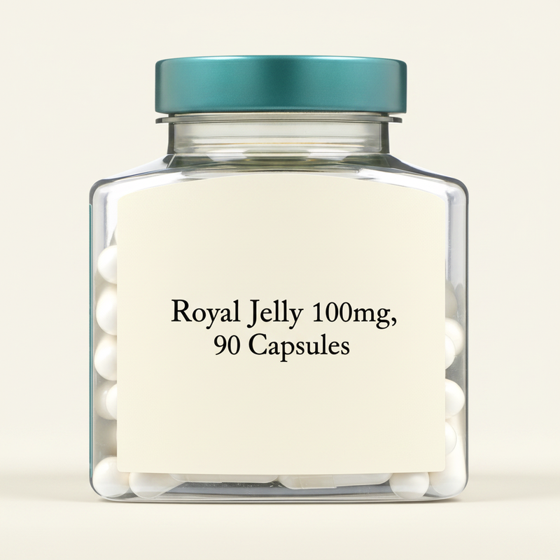 Holland & Barrett Royal Jelly 100mg 90 Capsules, imported from the UK