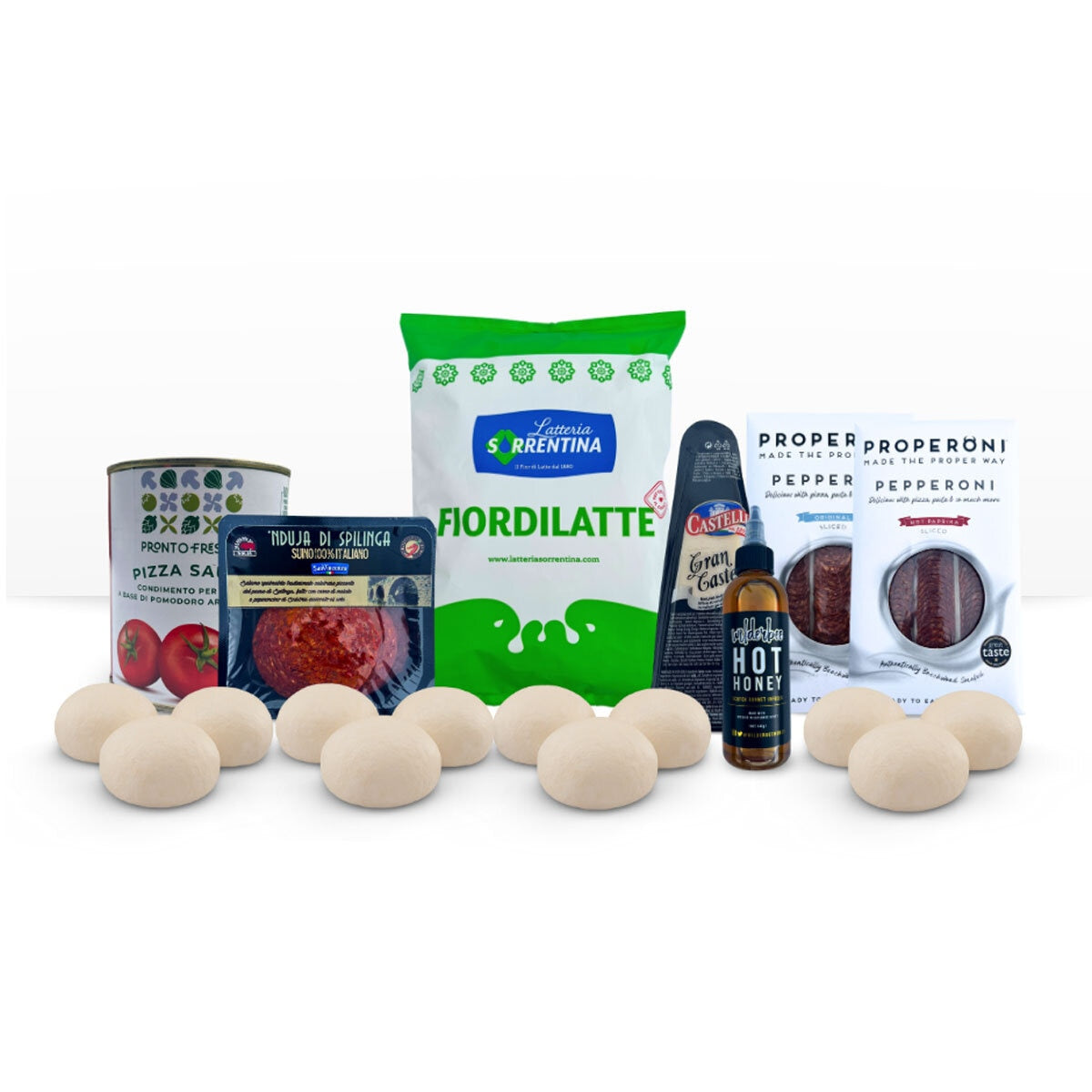 The Packing Room Party at Home Frozen Dough Balls and Pizza Kit (British brand)