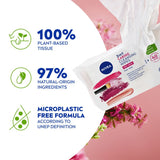 Nivea Biodegradable Face Wipes Almond Oil, imported from the UK