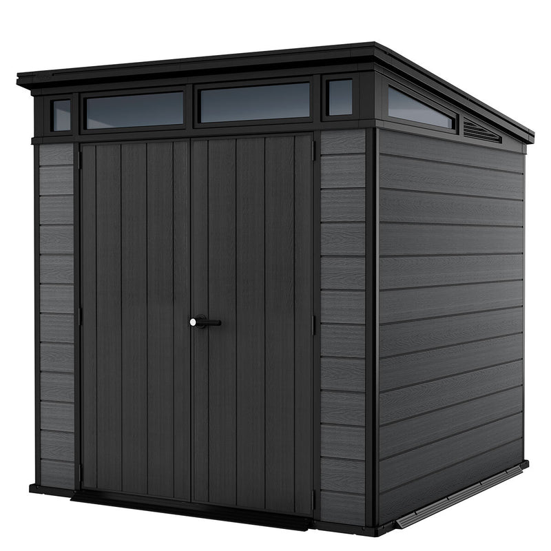 Keter Cortina plastic shed 7ft x 7ft, UK version