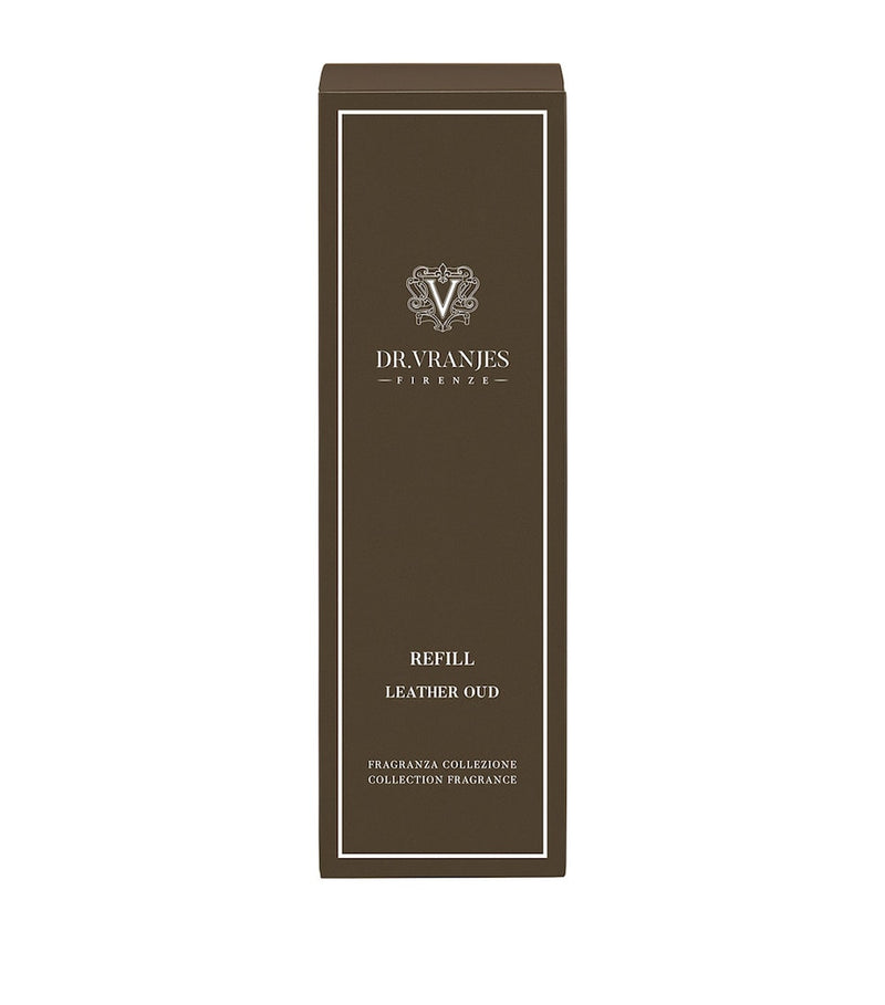 Dr. Vranjes Leather Oud reed diffuser refill 500ml - British product