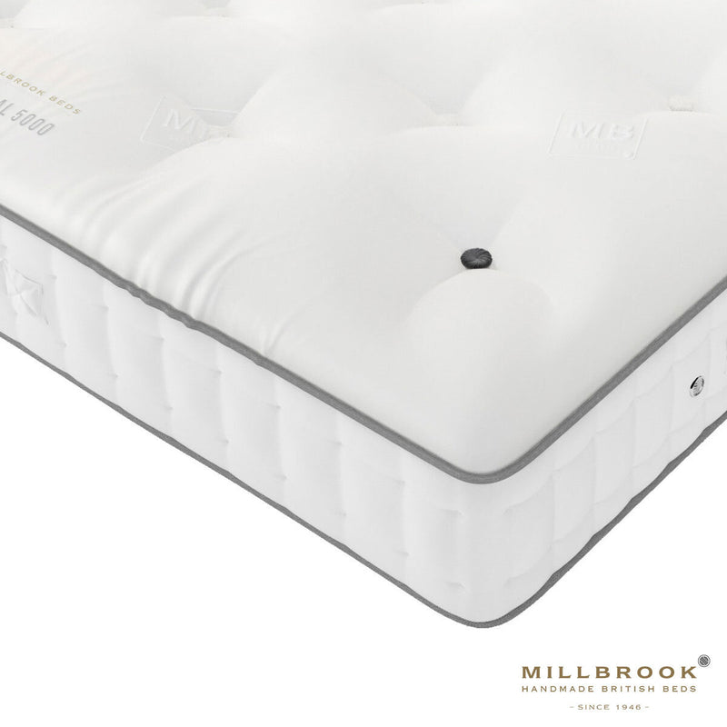Millbrook Beds Natural 5000 Pocket Mattress, imported from the UK