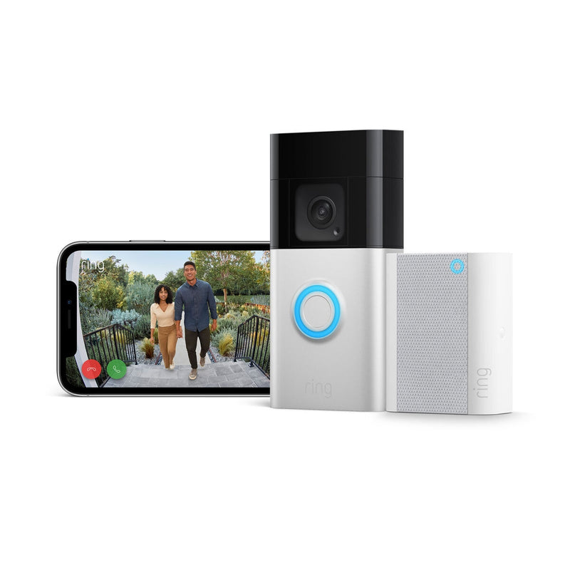Ring Battery Video Doorbell Plus with Chime, imported from the UK