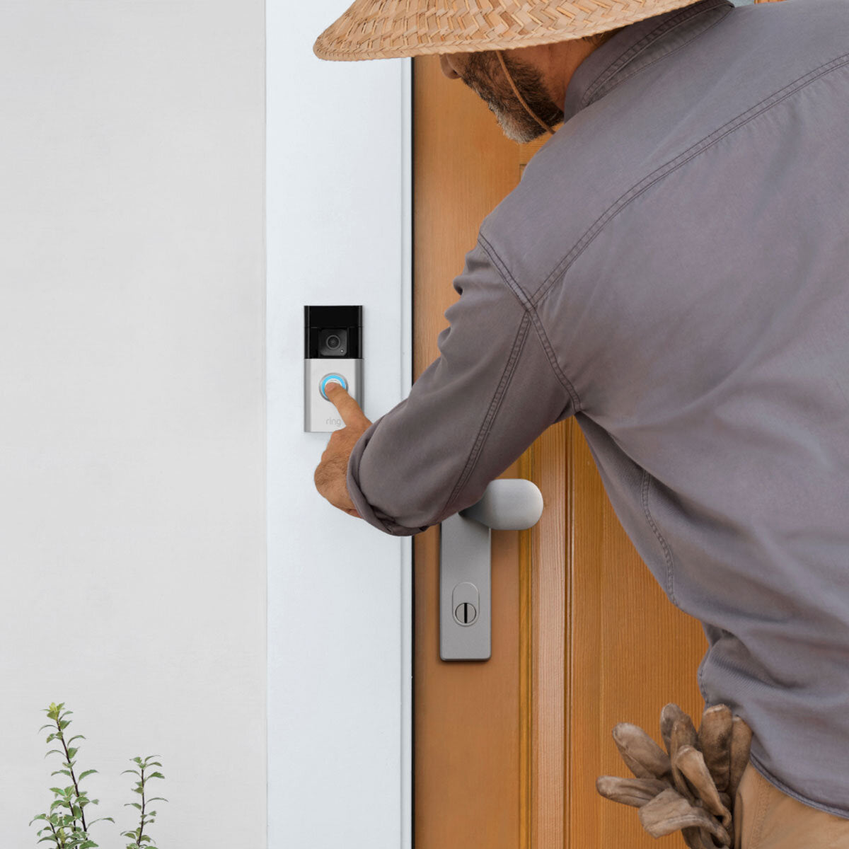 Ring Battery Video Doorbell Plus with Chime, imported from the UK