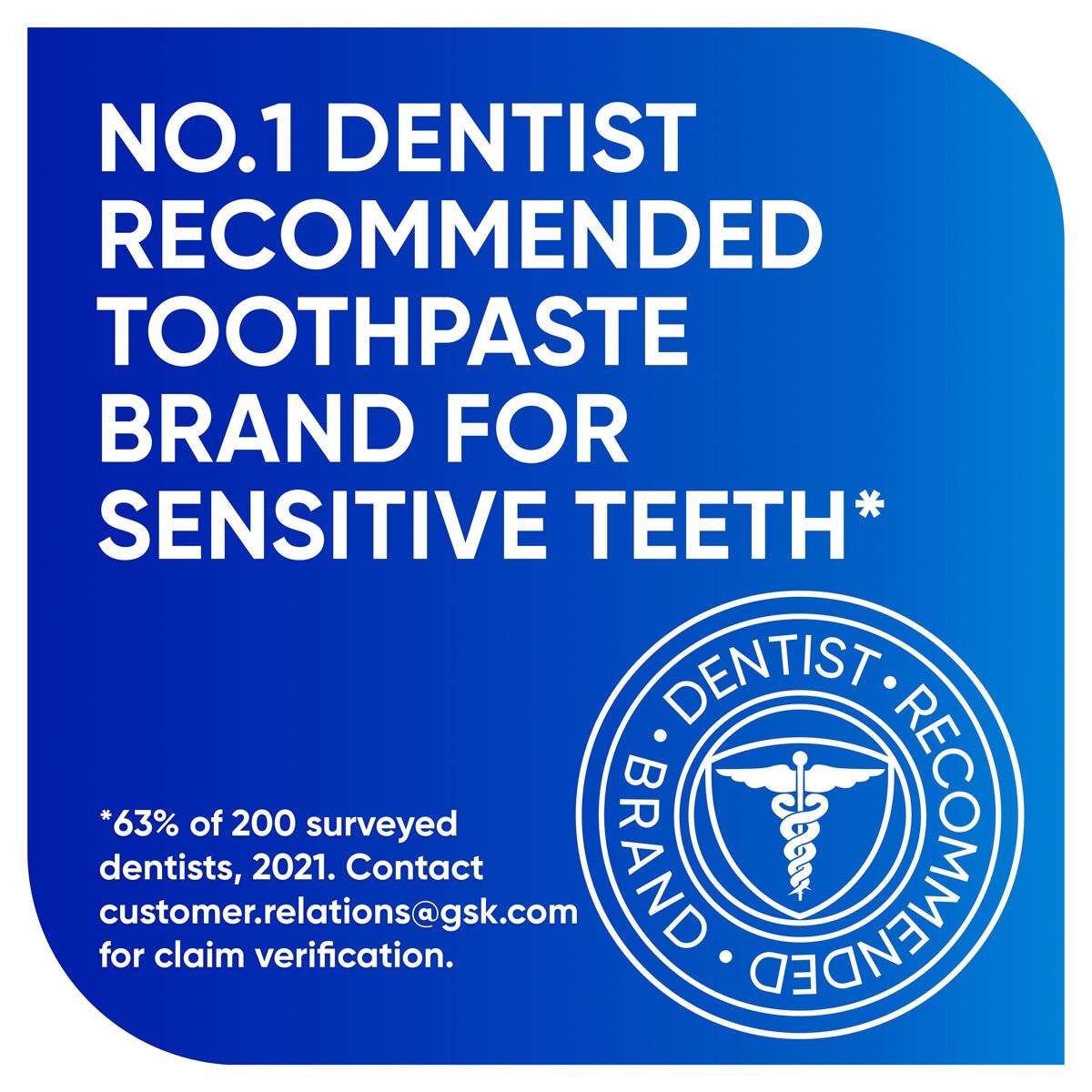 Sensodyne Original Mint toothpaste 6 x 75ml (British brand)