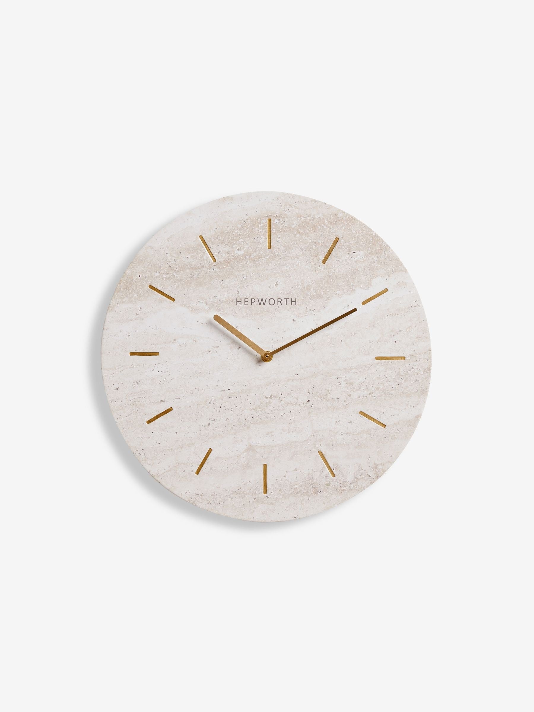 Natural Hallie Wall Clock