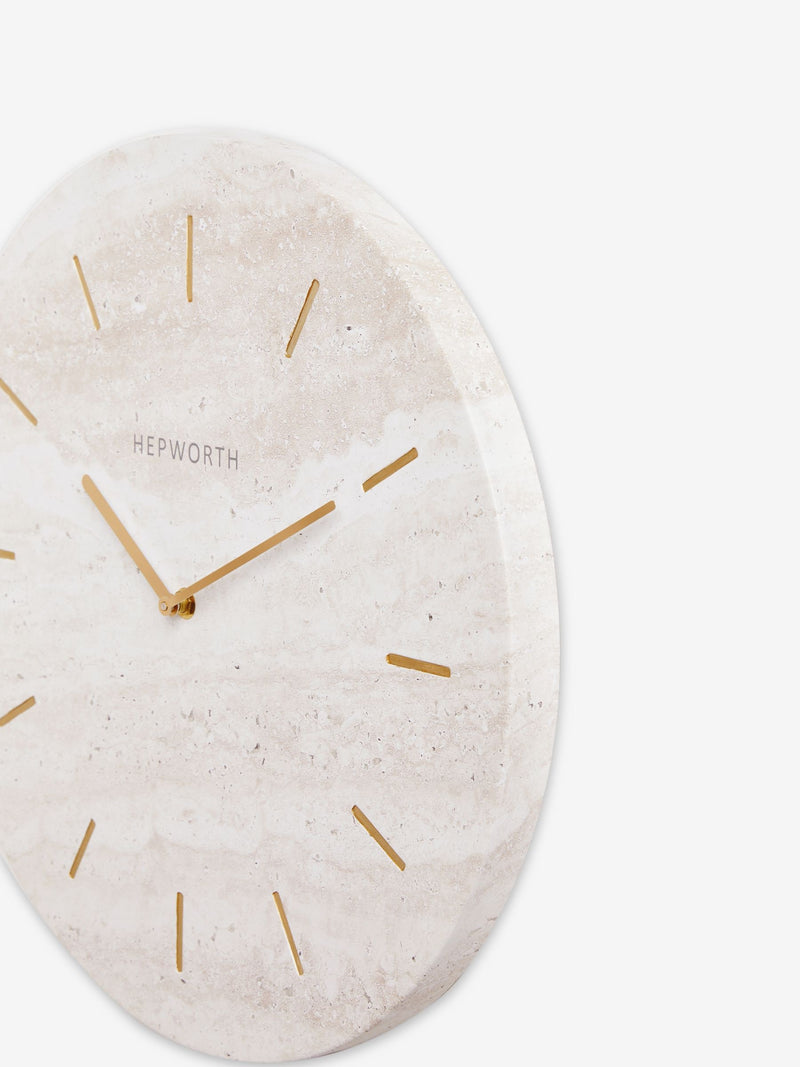 Natural Hallie Wall Clock