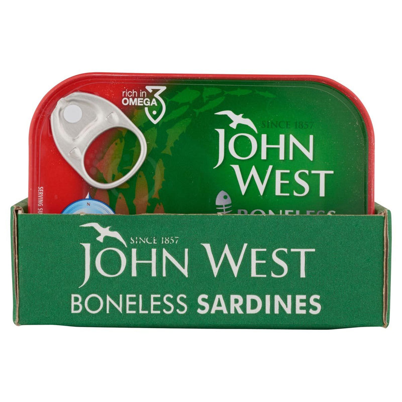 John West boneless sardines in tomato sauce 12 x 95g, UK version