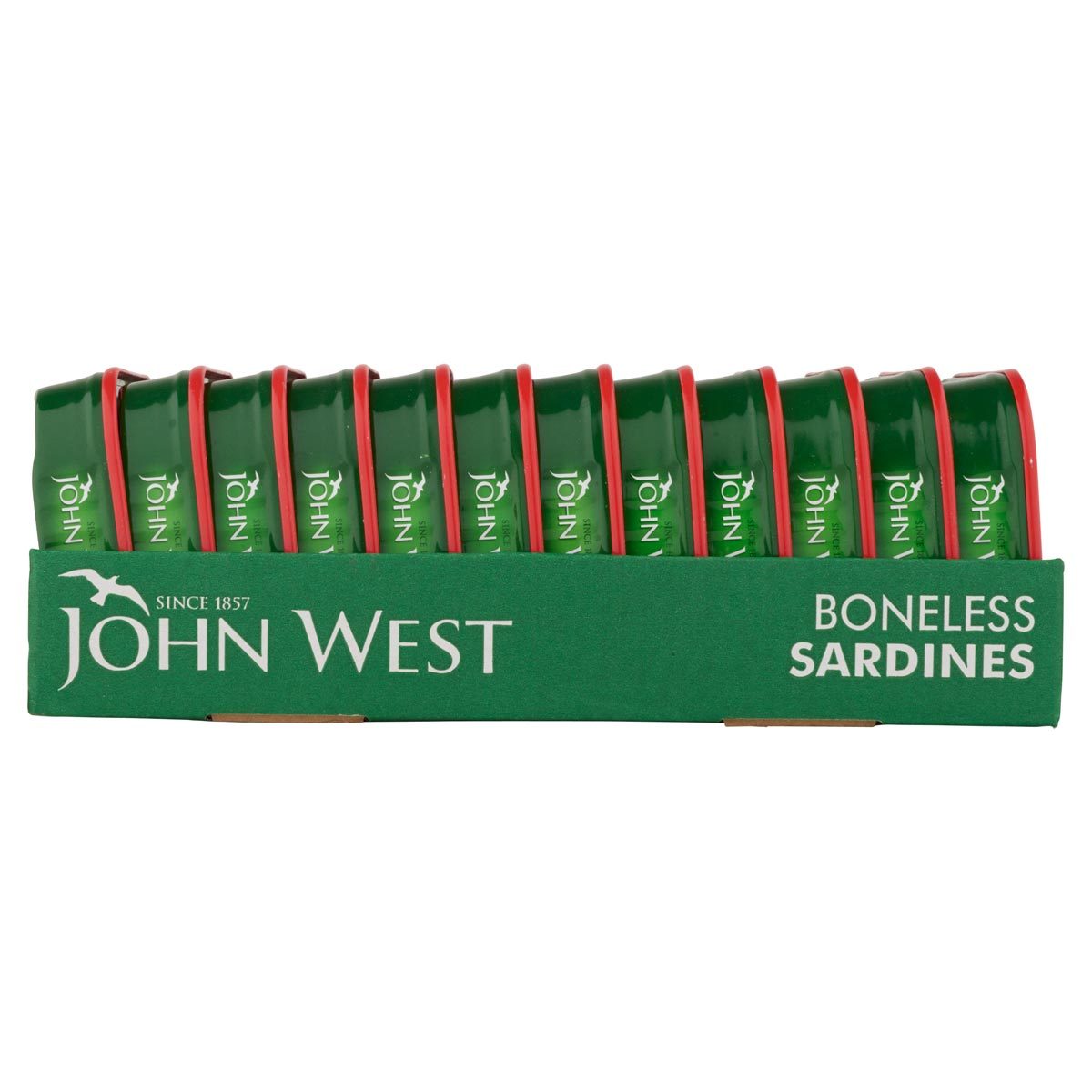 John West boneless sardines in tomato sauce 12 x 95g, UK version