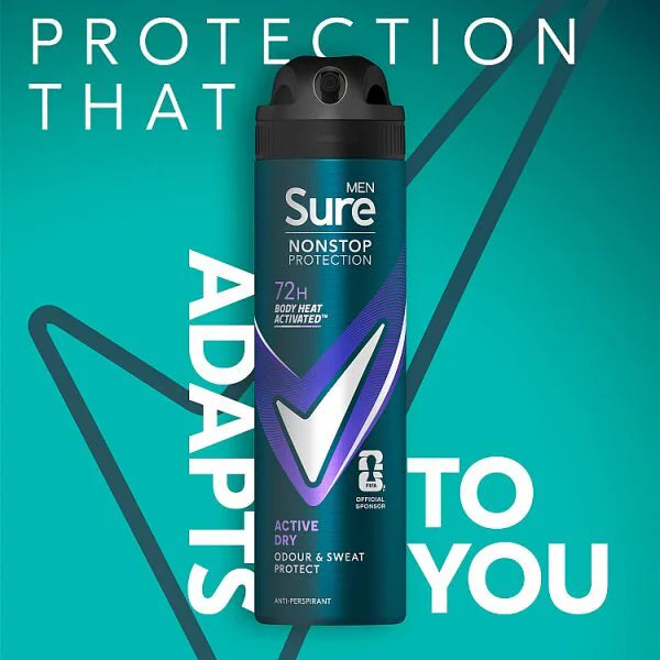 Sure Men Anti-Perspirant Spray FIFA World Cup Edition 150ml (British brand)