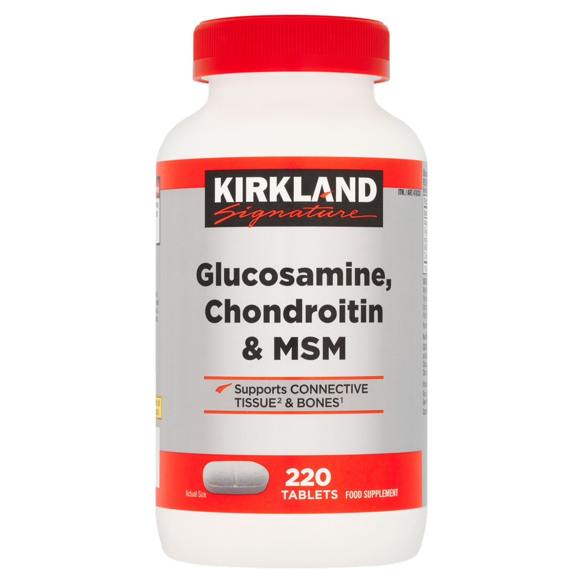 Kirkland Signature Glucosamine, Chondroitin & MSM, 220 Count - McGrocer