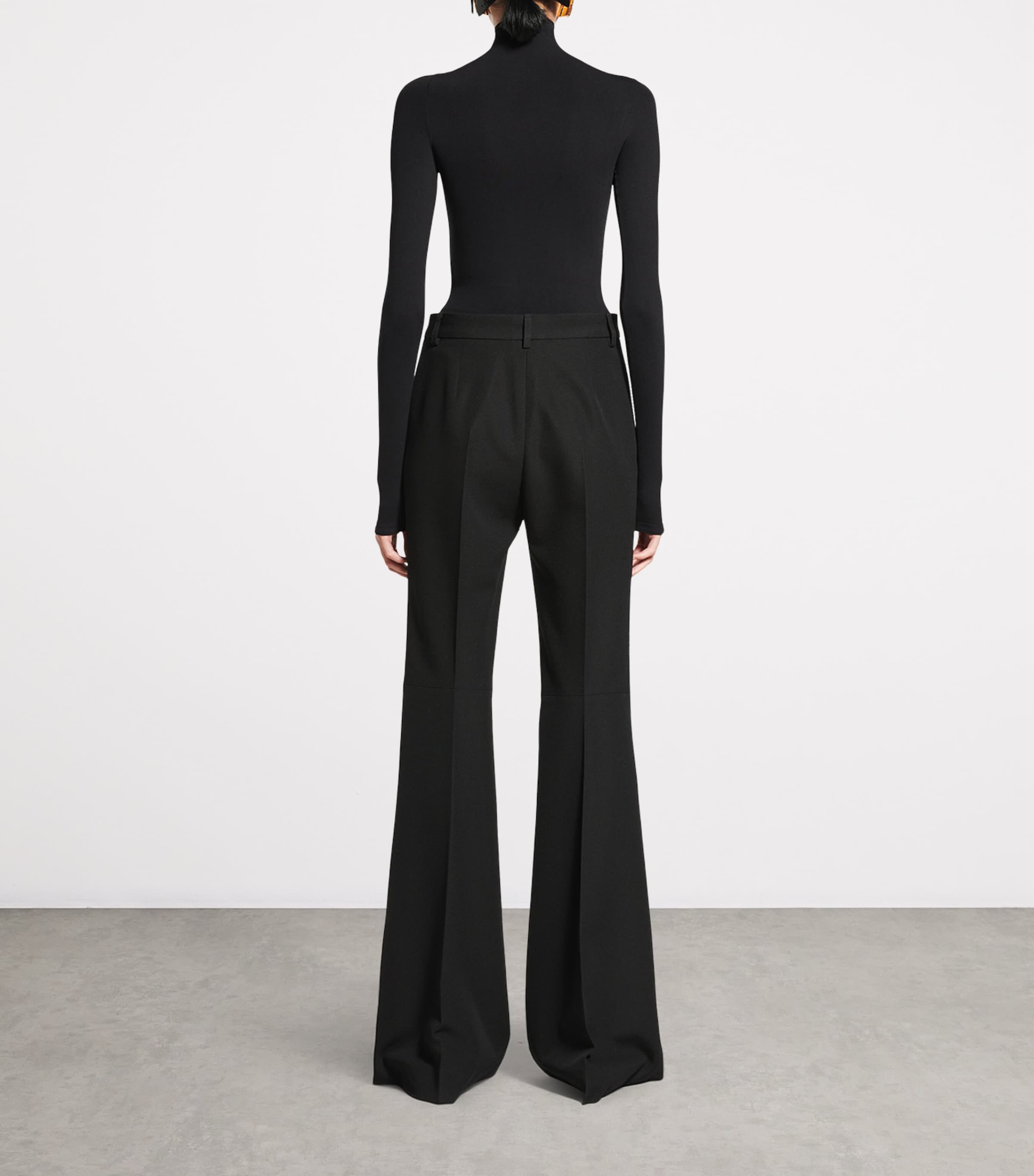 Balenciaga wool flared trousers - British product