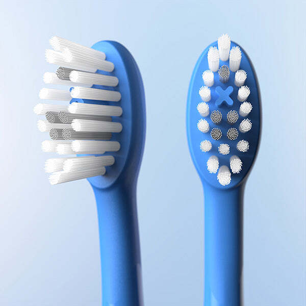 Ordo Sonic Brush Head Arctic Blue 4pcs, imported from the UK