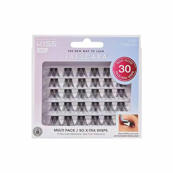 Kiss Eyelash Clusters So Extra Wispies 30 Pack, UK version